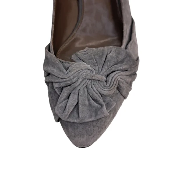 Vintage Mossimo Women's Suede Grey Shoes Size 9 - Picture 7 of 14